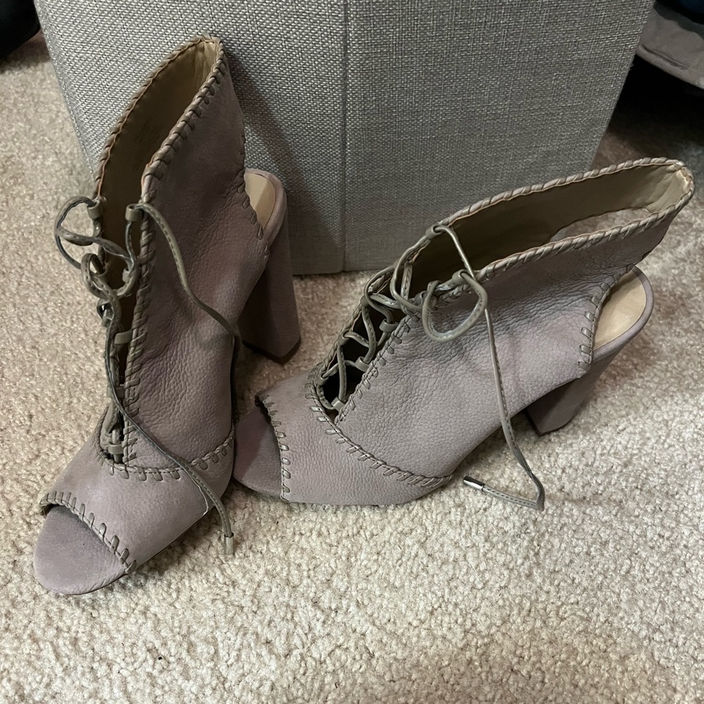 Lace up heels